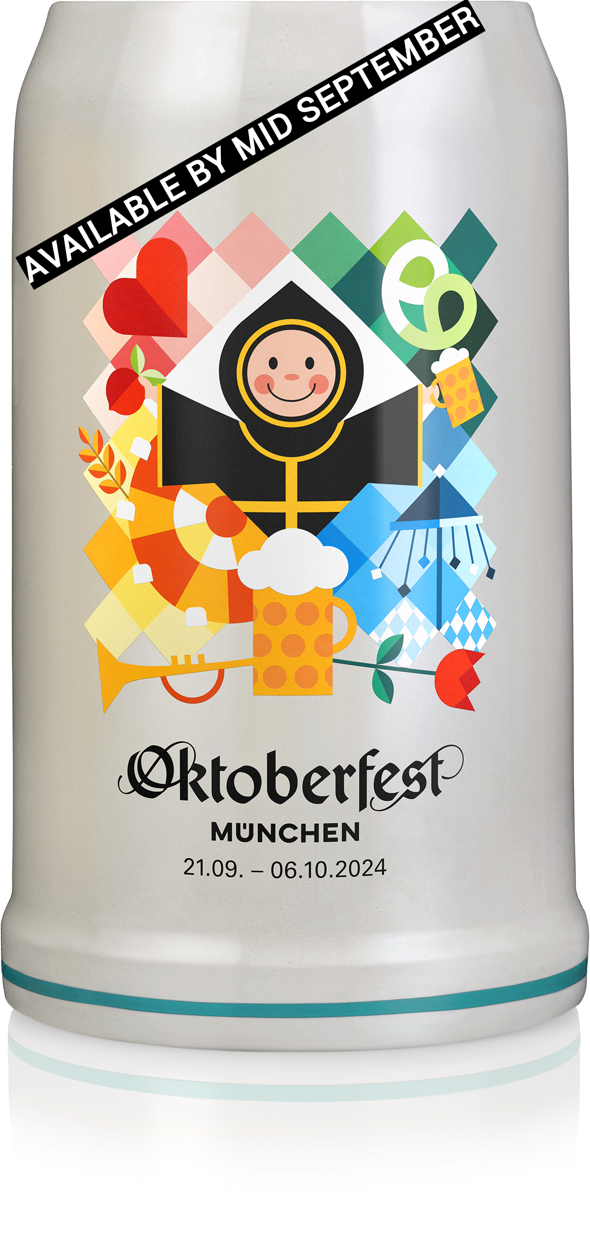 Offizieller Oktoberfest München Bierkrug 2024
